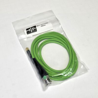 NDT Systems MBG01 Microdot to BNC RG-174 Heavy Duty Green Transducer Cable - New