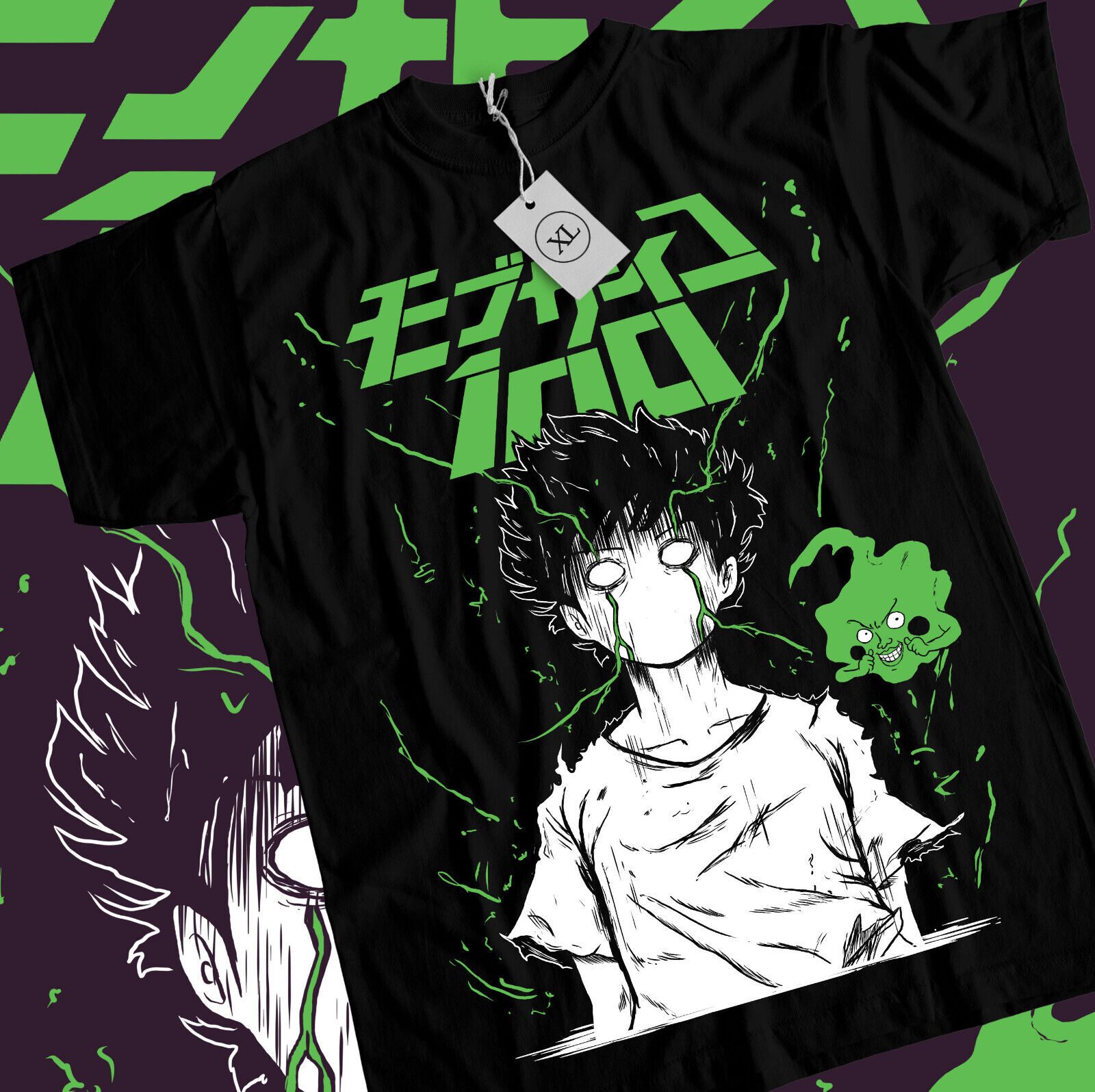 Mob Psycho 100 T-Shirt Cast Anime Manga Dimple and Mob Mob Psycho 100 T-Shirt Cast Anime Manga Dimple and Mob