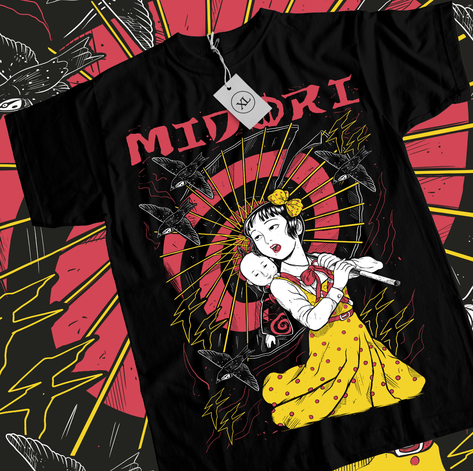 MIDORI THE CAMELLIA GIRL T-shirt Shojo Tsubaki Suehiro Maruo