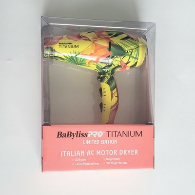 Babyliss Pro Titanium Limited Edition Italian Ac Motor Dryer