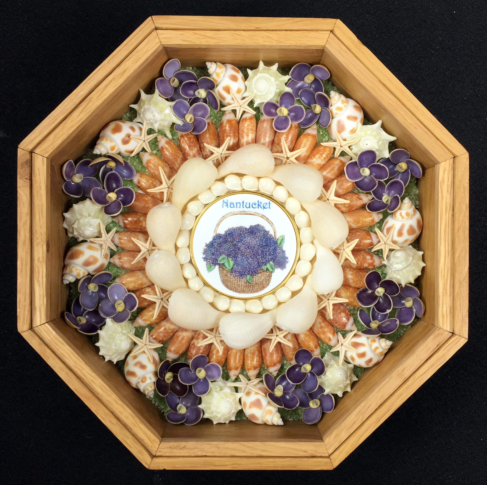 Seashell Art SAILORS VALENTINE 7 1/2