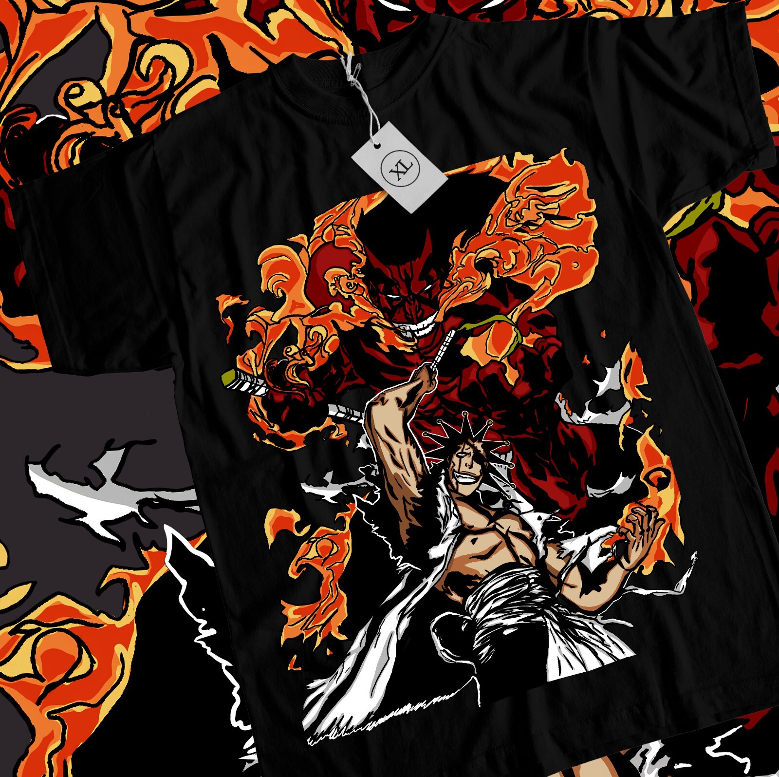 Zaraki Kenpachi T-shirt Bleach Ichigo Bankai Anime Horror