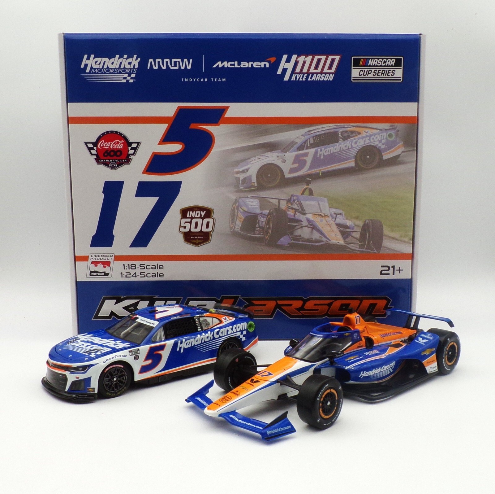 ナスカー インディ 1/64 カイル ラーソン H1100 セット 25.1100set__95595.1743711345.