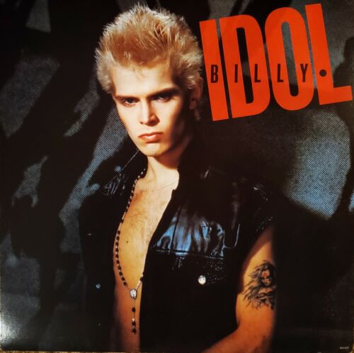 BILLY IDOL -Debut Album Album/Flat/Poster Near Mint  1982 Suitable For Framing