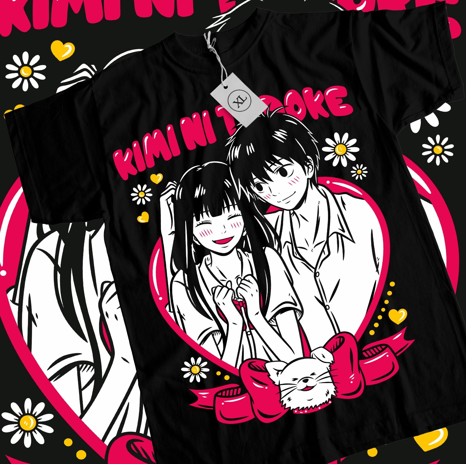 Kimi Ni Todoke T-Shirt Waifu Girl Sawako AnimeManga Kawaii
