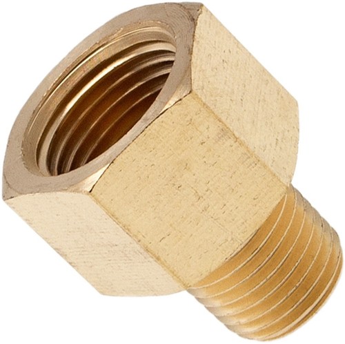 1/4"NPT MALE TO 3/8"NPT FEMALE BRASS THREAD EXPANDER FITTING F/HORN/TANK VXA1438