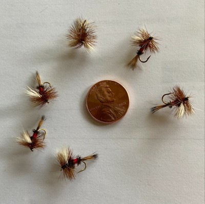 ROYAL WULFF  Size 14 or 16 ~ Six (6) Fishing Flies ~ NEW ITEM!!!