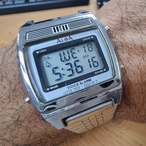 SEIKO ALBA SPEAK TIME VOICE ALARM 腕時計 SEIKO ALBA SPEAK TIME VOICE ALARM 腕時計