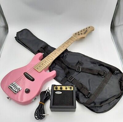 ZENY 30'' Inch Beginner Electric Guitar Bundle Set with Pocket-Clip Mini Amp