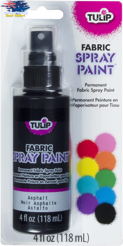 118ml Fabric Spray Paint, Asphalt, Textile & Upholstery DIY Craft
