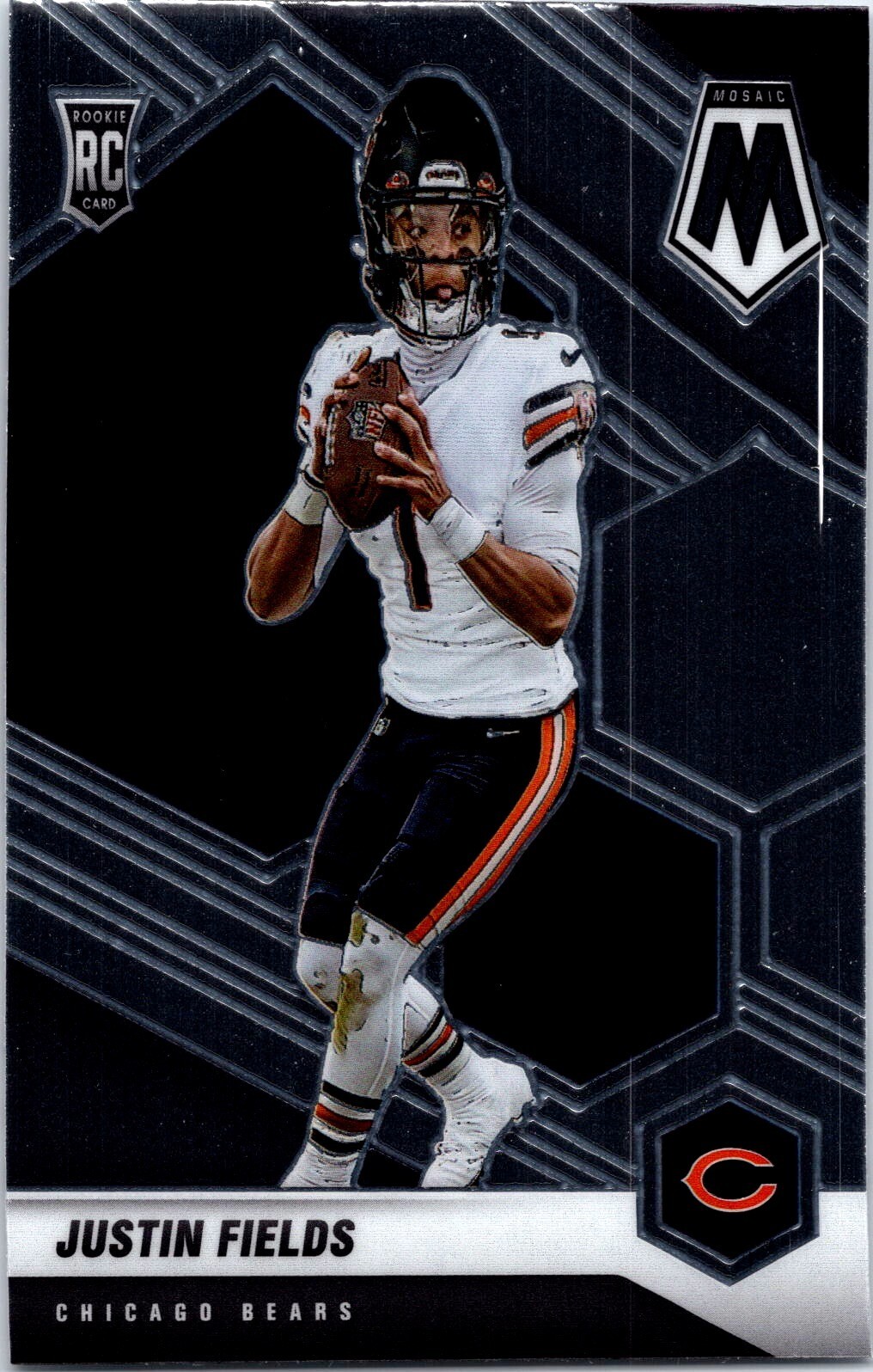 Justin Fields rated rookie サイン NFL カード NFL 2021 Prizm Football Single Card Justin Fields 334 Rookie