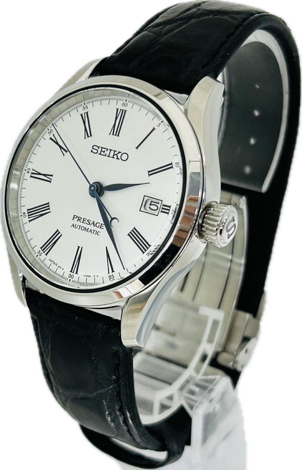 Discount Seiko Presage 6R15-03V0 SARX049 White Auto Mens