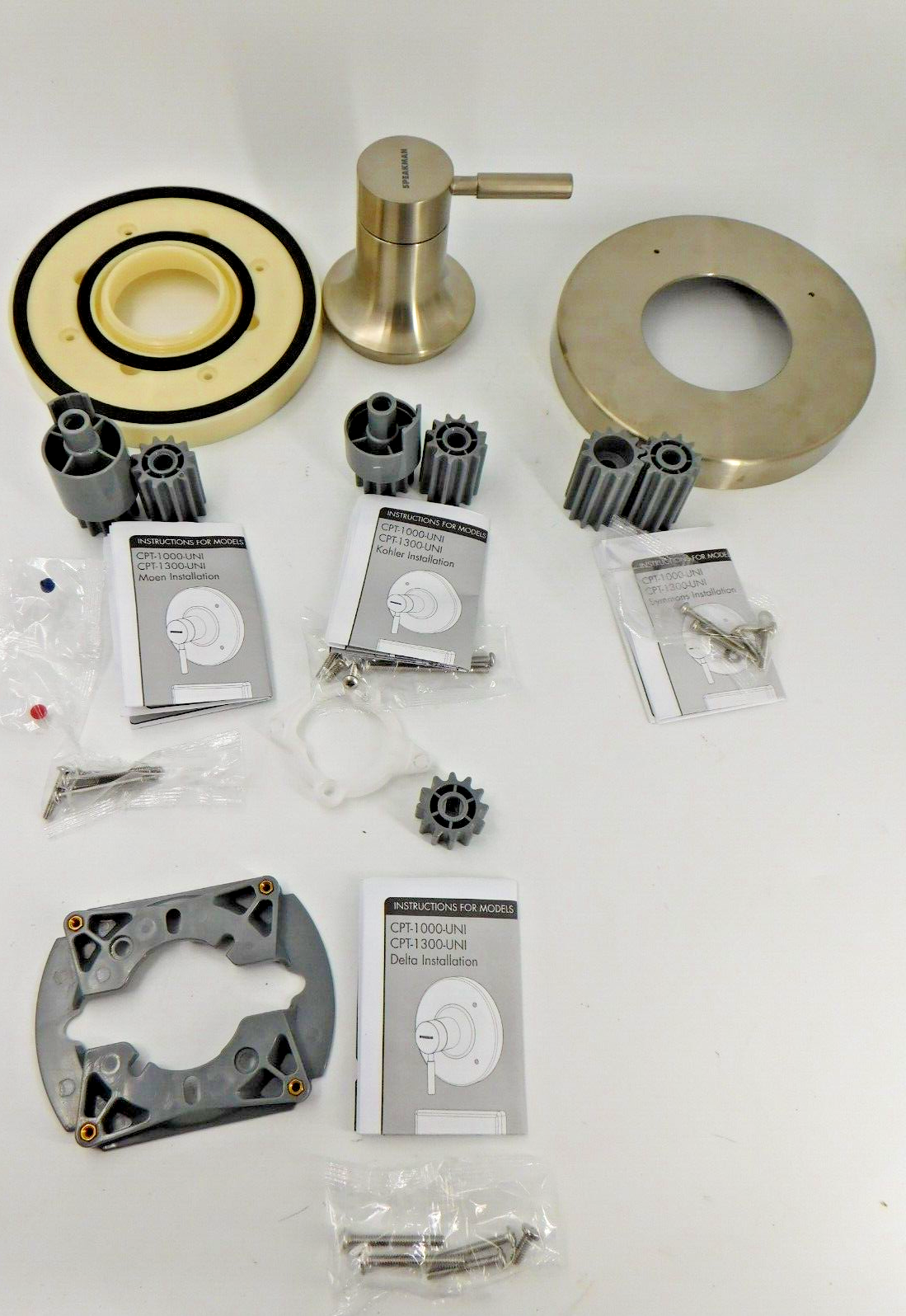 Speakman CPT-1000-UNI-BN Brushed Nickel Round Universal Shower Valve Trim Kit