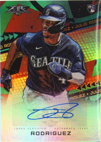 2022 Topps Fire - Julio Rodriguez #FA-JRO