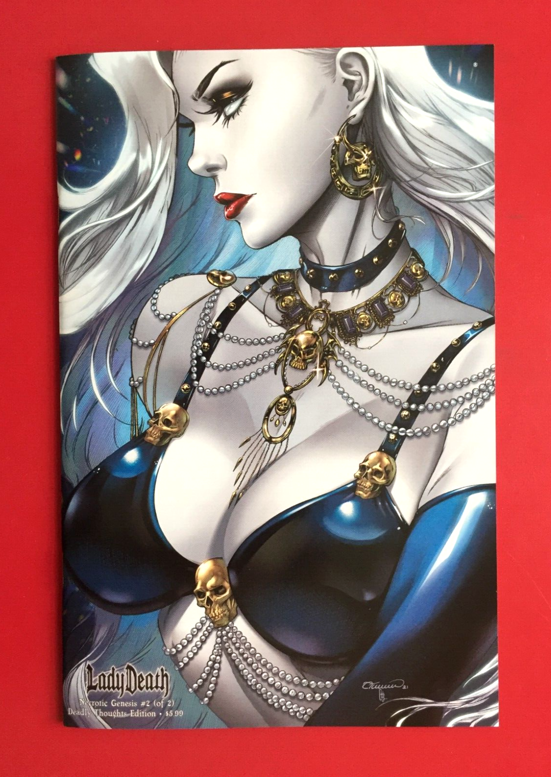 LADY DEATH NECROTIC GENESIS #2 Deadly Thoughts (NM) TURNER Variant Pulido Muerta