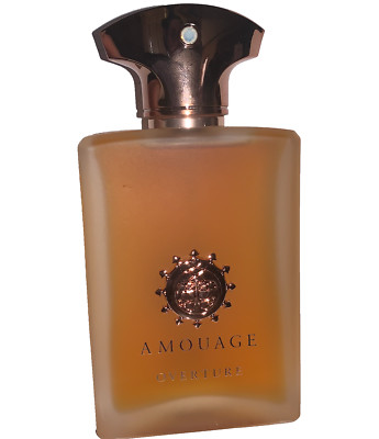 AMOUAGE OVERTURE Man Cologne 3.4 oz 100 ml Eau De Parfum NO BOX Engraved TESTER