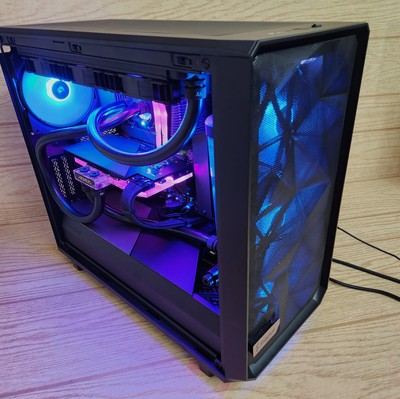 Custom Water Cooled Gaming PC R5 5600X RTX 3080 16GB RAM  1TB SSD Meshify 2 WIFI