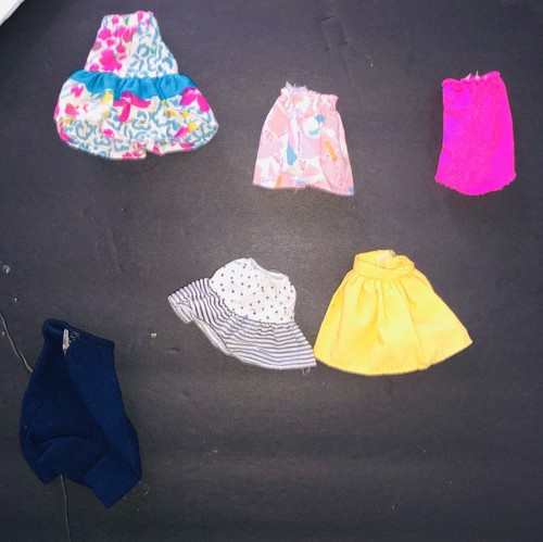 Vintage Barbie 12 PIECE  Shorts Hula Skirts Bottoms 1960s 1970s Doll clothes