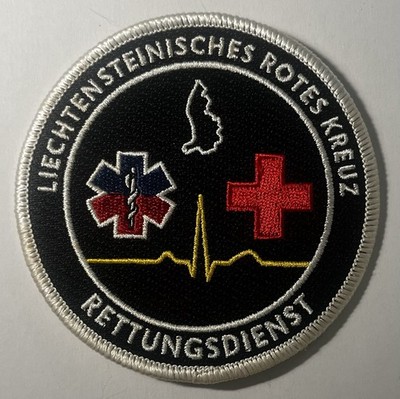 Écusson Sapeurs Pompiers Suisse Liechtensteinisches Rotes Kreuz Rettungsdienst 