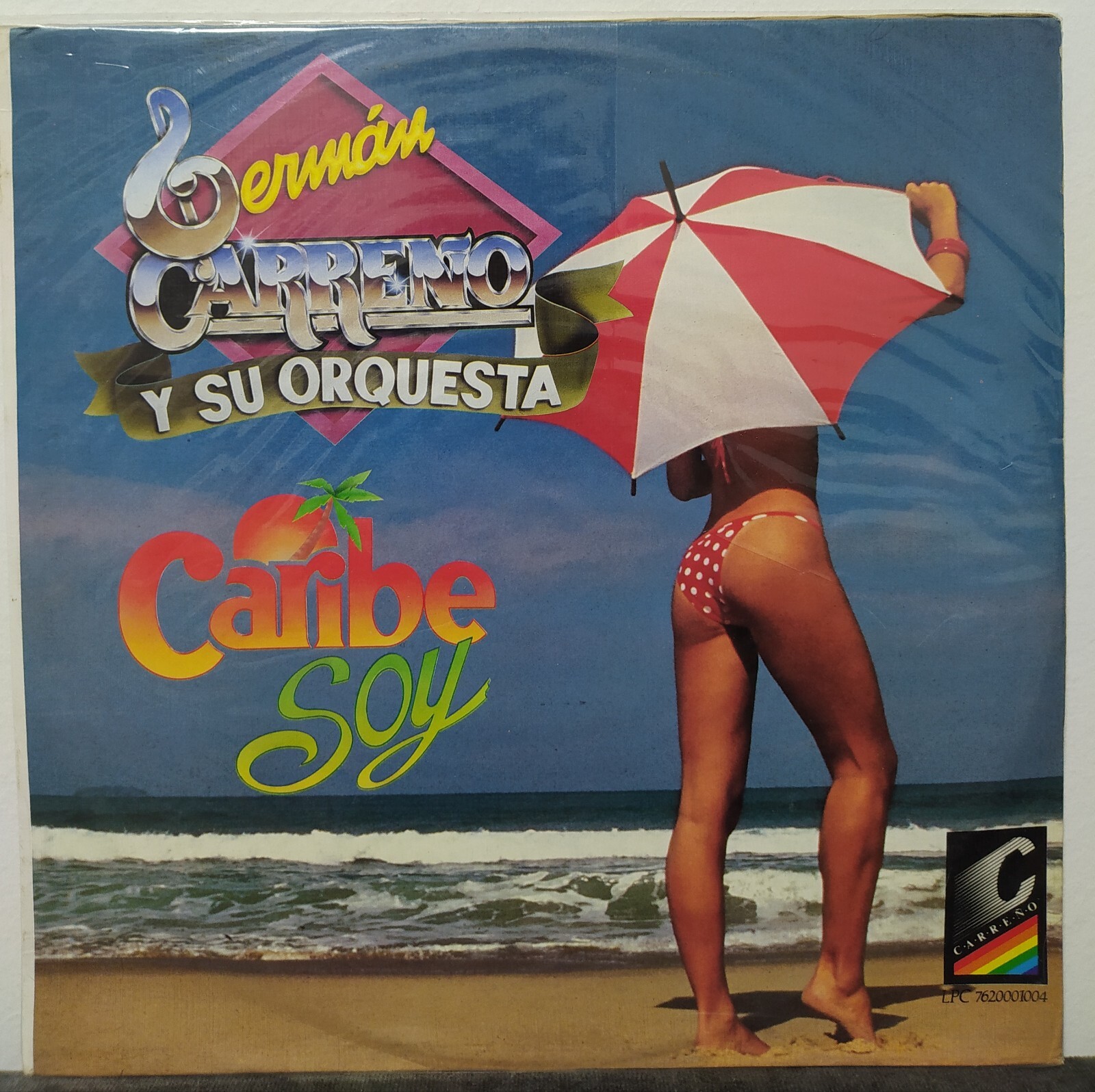 German Carreño y Su Orquesta - Caribe Soy , Salsa LP Ultra