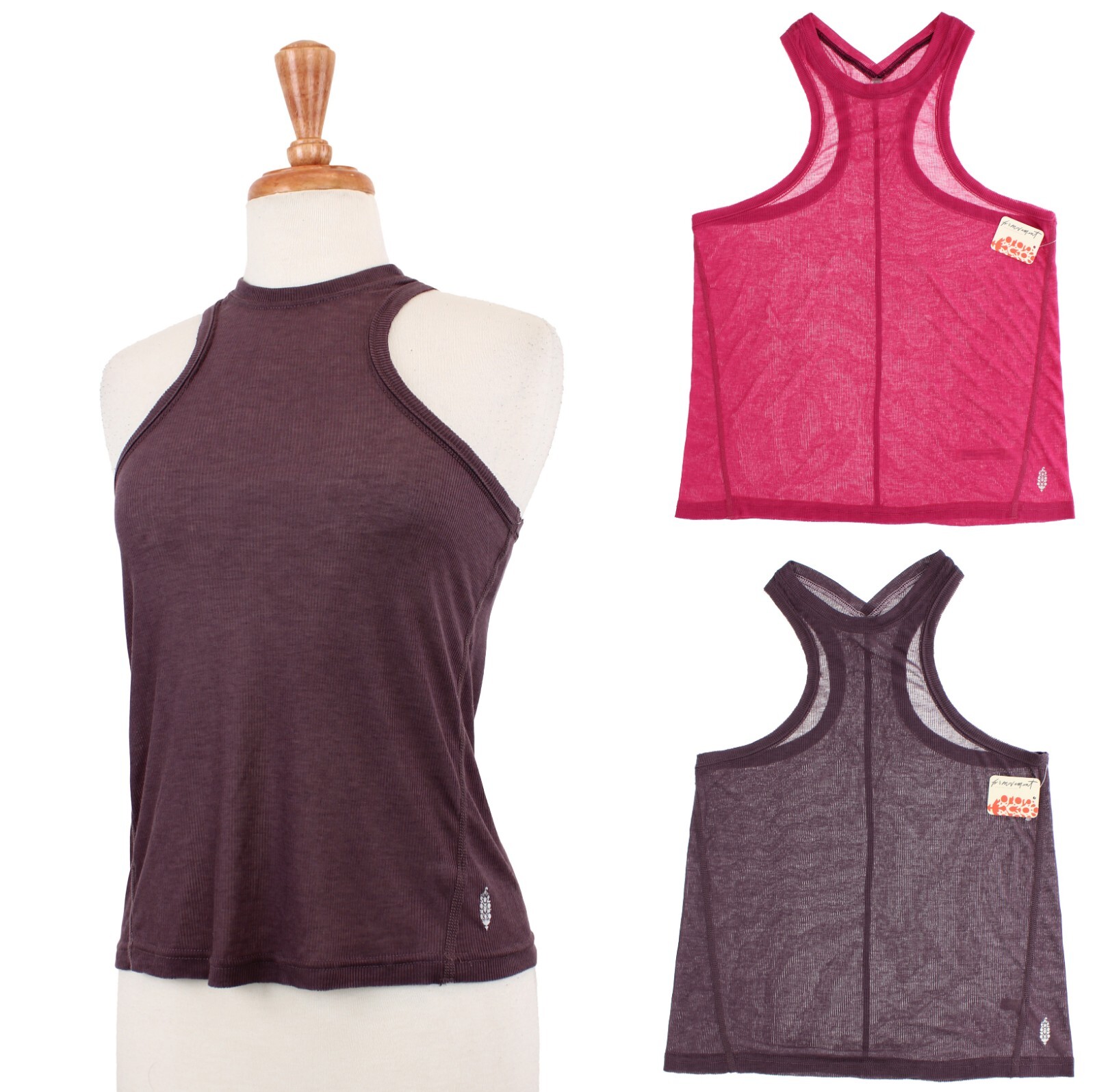 Free People Tank Top OB1275469, Very Varsity Halter Neck