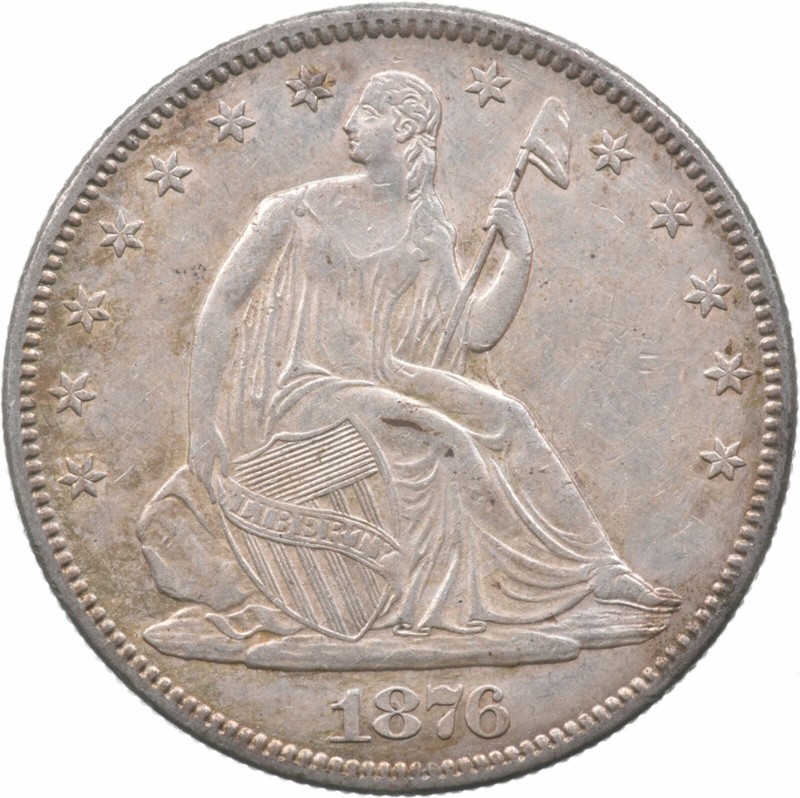 1876 Seated Liberty Half Dollar *0385