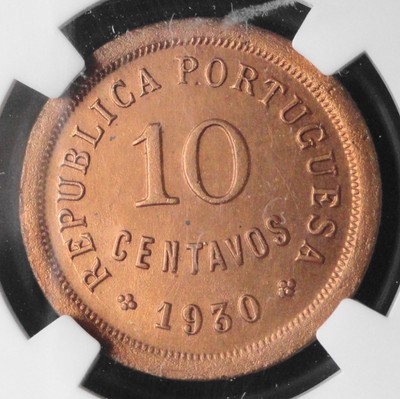 CAPE VERDE,  PORTUGAL 1930, 10 CENTAVOS
