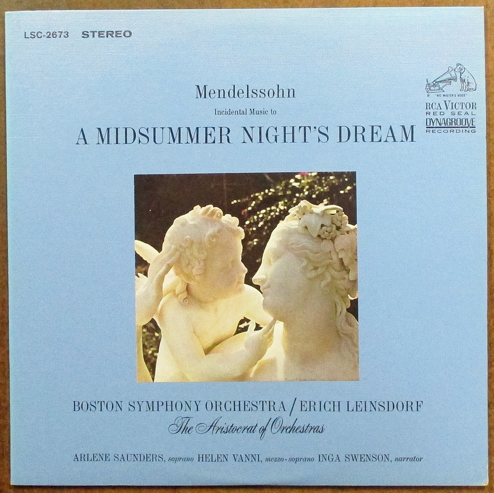 Mendelssohn: A Midsummer Night's Dream LP (1963) RCA LSC