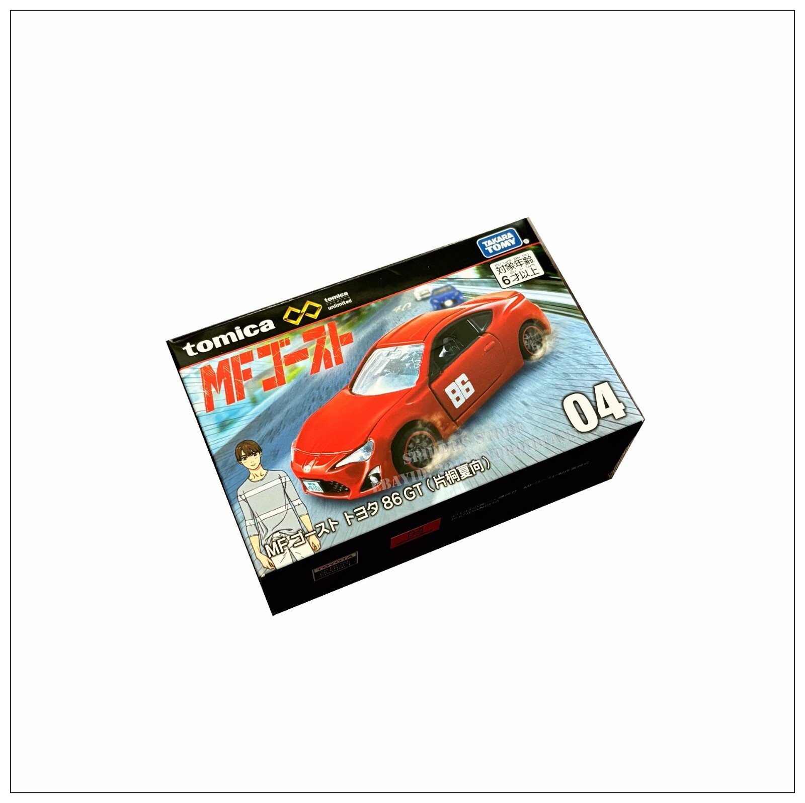 ロッド TAKAMIYA COMPACT GAME-DX 86T Takara Tomy Dream Tomica SP MF GHOST/TOYOTA 86 GT Red