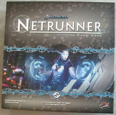 Android Netrunner core set unpunched, complete, never played; 1st edition