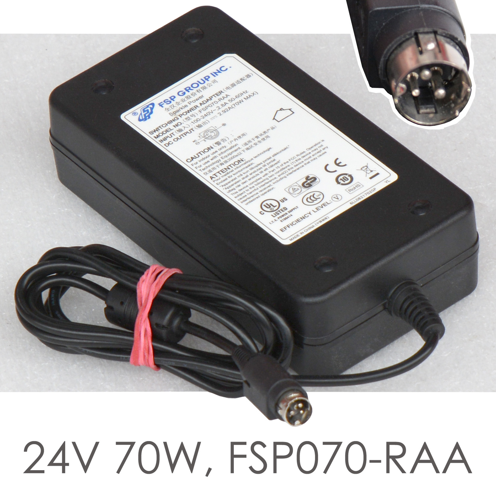 NUOVO Corrente Alternata Adattatore Per FSP FSP070-RAA 370-006-01 - Foto 4