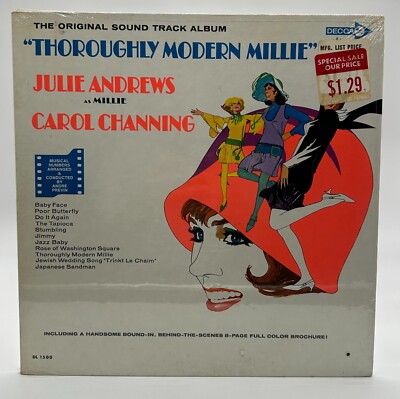 JULIE ANDREWS/CAROL CHANNING THOROUGHLY MODERN MILLIE VINYL LP DECCA SEALED NEW
