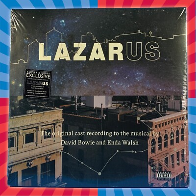LAZARUS  ORIGINAL CAST RECORDING  DAVID BOWIE B&N LTD ED 3 LP SET  STILL SEALED 