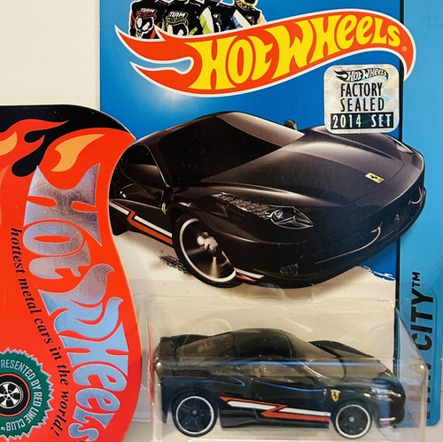 Hot Wheels 458 Italia 1:24 マットブラック Ferrari 458 Italia Spider Matt Black 1/24 Diecast Car Model