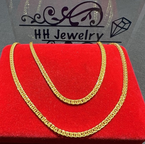 ハーリップトゥ　Square Chain Necklace ハーリップトゥ Square Chain Necklace 14k Solid Yellow Gold