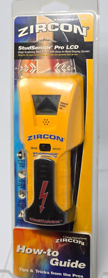 Zircon Stud Finder Wall StudSensor Pro LCD Multifunction Electronic Wire Warning