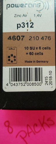 Power One P312 Hearing Air Batteries 2018 READ
