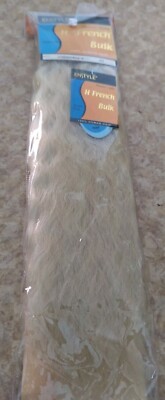 Enstyle H French Bulk 100% Human Hair, Blonde Color 613