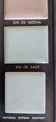 10 pcs of American Olean 376 Crystalline Sage 1-3/8'' ceramic tile Dots 