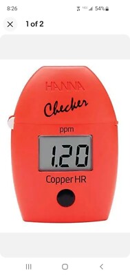 Hanna Instruments Checker Copper High Range Colorimeter H1702 Open Box Free Ship