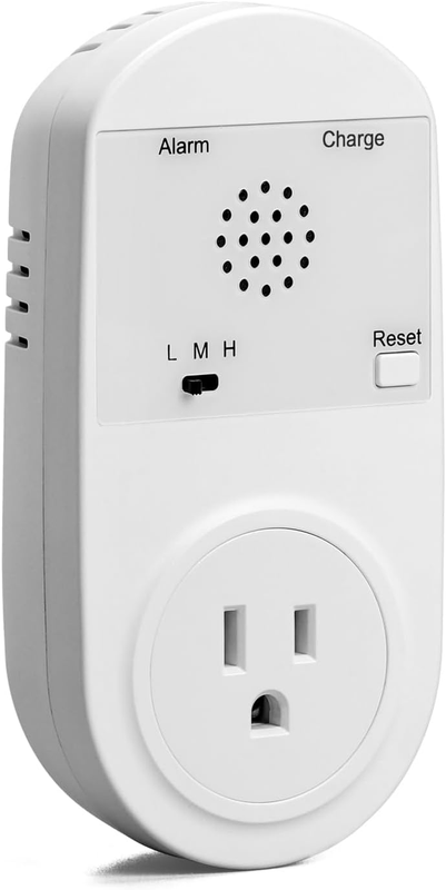 Briidea Power Outage Alarm with LED Indicator Lights and 80-120Db Adjustable Ala