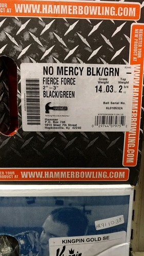 14lb Hammer 2 Ball Package Rip'd Pearl And No Mercy Overseas
