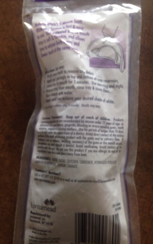 Lot Natural White Teeth - 5 Minute Fast Results Tooth Whitening System 2 Packs