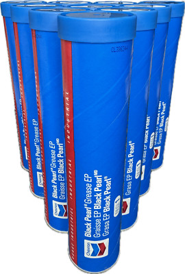 (Closeout) Chevron Black Pearl EP1 Multi-purpose Polyurea Grease 10x14oz