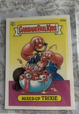 Mixed-Up Trixie #412a 1987 Topps Garbage Pail Kids Series 10