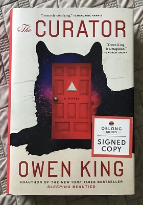 The Curator by Owen King, SIGNED & Stamped from Tour, 1st print/1st Ed Hardcover