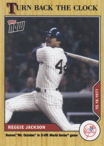 2020 Topps Now Turn Back the Clock - Reggie Jackson #202