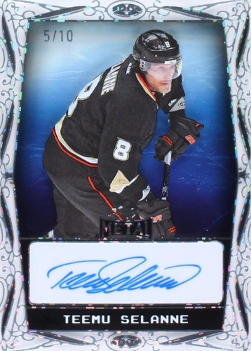 2024 Leaf Metal Legends - Teemu Selanne #BA-TS1