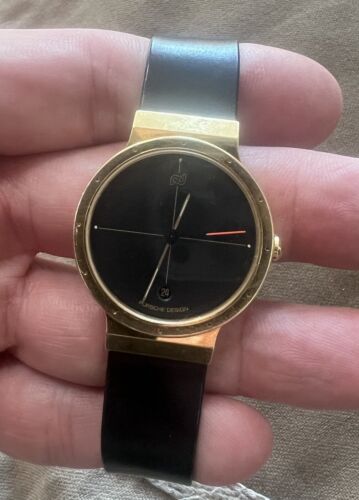 IWC Porsche Design 18k Yellow Gold Sportivo ref. 3330 Dress IWC Porsche Design 18k Yellow Gold Sportivo ref. 3330 Dress