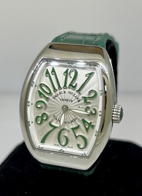 Franck Muller Vanguard Stainless Silver Dial Quartz Ladies Watch V32QZACVR New